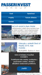 Mobile Screenshot of passerinvest.cz